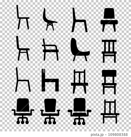 椅子アイコンセット 109808388