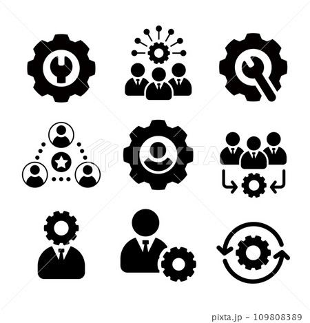 ビジネスアイコンセット ビジネスアイコンセット 109808389