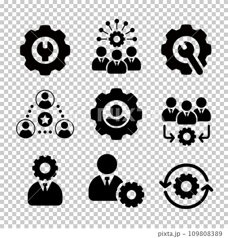 ビジネスアイコンセット ビジネスアイコンセット 109808389