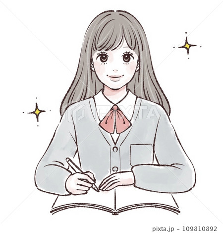学生のイラスト素材 109810892
