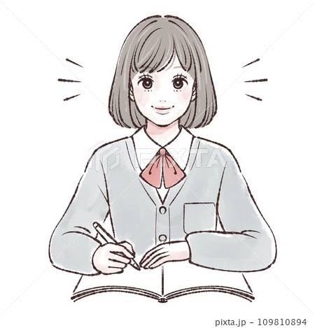学生のイラスト素材 109810894