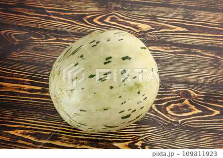 Ripe sweet juicy Dalmatin melon Ripe sweet juicy Dalmatin melon 109811923
