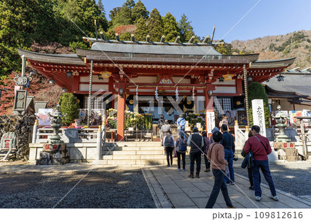 大山(神奈川県伊勢原市) 阿夫利神社参拝風景 大山(神奈川県伊勢原市) 阿夫利神社参拝風景 109812616