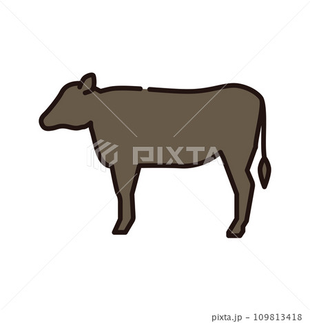 牛 牛肉 精肉 イラスト 牛 牛肉 精肉 イラスト 109813418