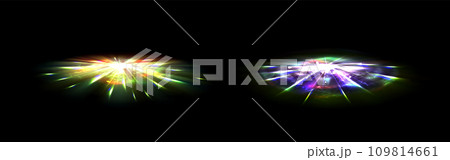 Light from prism or diamond with hologram flare. Light from prism or diamond with hologram flare. 109814661