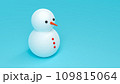 雪だるま　冬　3DCG 109815064