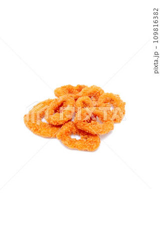 イカリングフライ【白背景・切り抜き】 イカリングフライ【白背景・切り抜き】 109816382