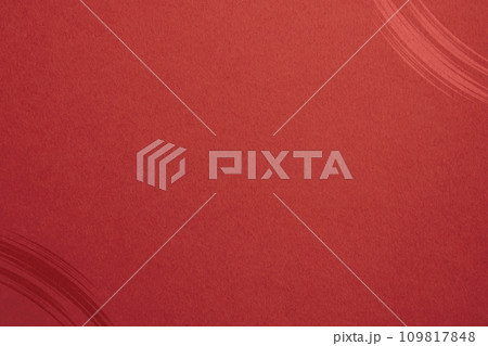赤背景_紙 109817848