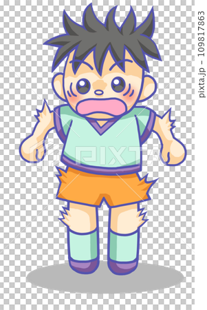 ビックリしている男の子 ビックリしている男の子 109817863