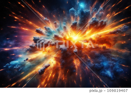 爆発 109819407