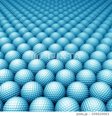 ゴルフボールの集合体 3DCG 109820063