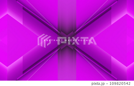 Abstract modern geometric purple background with 3D shapes Abstract modern geometric purple background with 3D shapes 109820542
