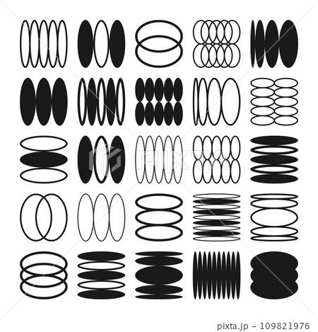 Brutalist geometric shapes, symbols. Simple primitive elements and forms. Bauhaus retro design, trendy contemporary minimalist style. Vector illustration Brutalist geometric shapes, symbols. Simple primitive elements and forms. Bauhaus retro design, trendy contemporary minimalist style. Vector illustration 109821976