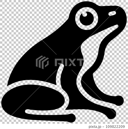 frog icon black 109822209