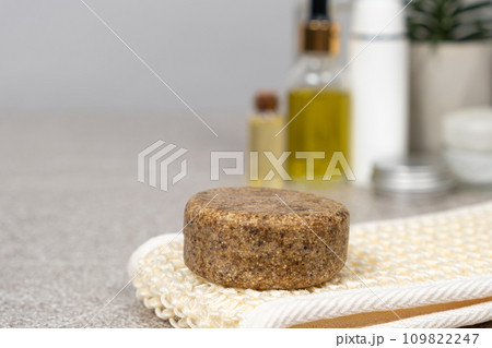 Solid shampoo for hair. Natural eco-friendly organic cosmetics 109822247