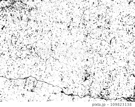 Black and white grunge. Distress overlay texture. Abstract surface dust and rough dirty wall background concept. Distress illustration simply place over object to create grunge effect. Vector EPS10. 109823138