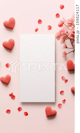 AI-generated content. Greeting Card Mockup with Copy Space 109824117