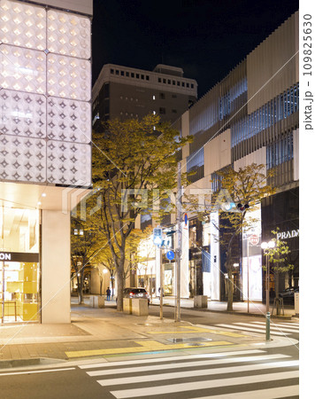 ライトアップされた高級ブランド街・夜景 / Kobe, Japan ライトアップされた高級ブランド街・夜景 / Kobe, Japan 109825630