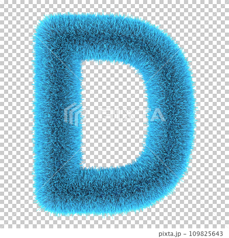 Sign Number And letter made from 3d render 109825643