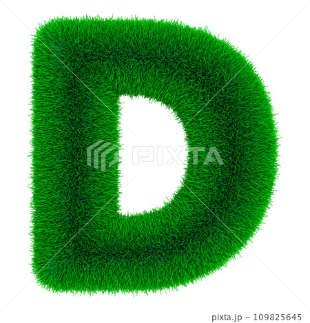 Sign Number And letter made from 3d render 109825645