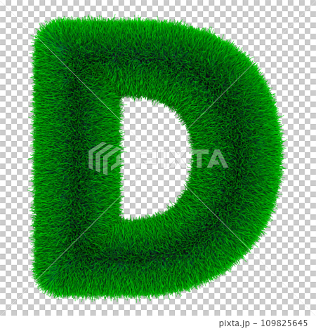 Sign Number And letter made from 3d render 109825645
