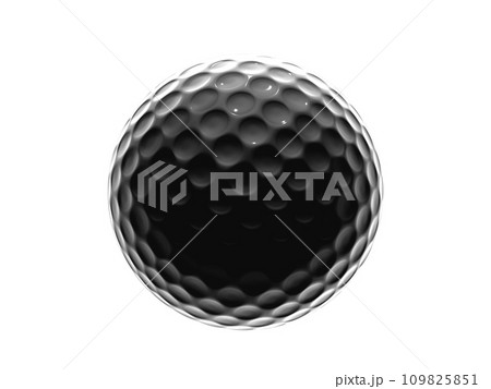 逆光のゴルフボール 3DCG 逆光のゴルフボール 3DCG 109825851