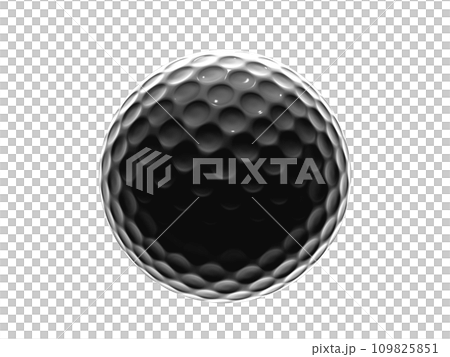 逆光のゴルフボール 3DCG 逆光のゴルフボール 3DCG 109825851