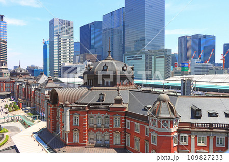 東京都千代田区、東京駅の風景 東京都千代田区、東京駅の風景 109827233