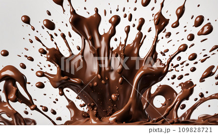 飛び散ったチョコ　爆発 109828721
