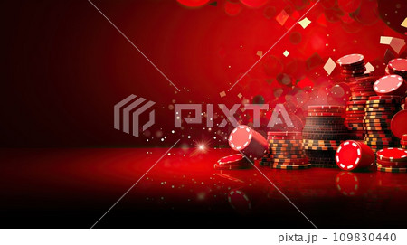 casino, gambling, poker, people and entertainment concept 109830440