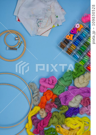 Threads and sewing accessories. 109830528