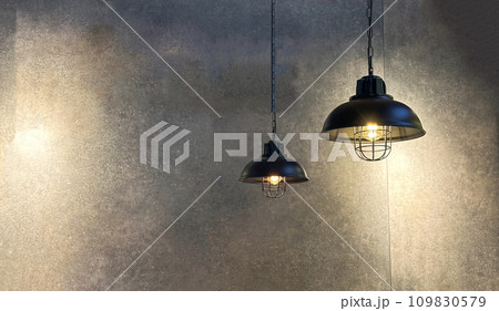 Traditional lamps hanging from the ceiling 109830579