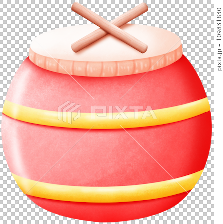 Drums and sticks during the New Year festival 109831830