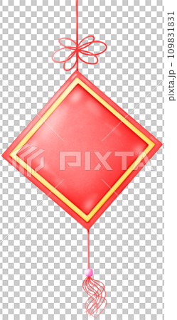 Red paper New Year decorations 109831831