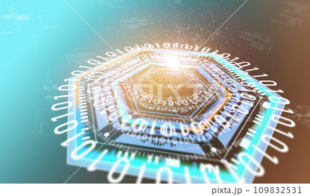 グラフィックデザイナーによるデジタルアート グラフィックデザイナーによるデジタルアート 109832531