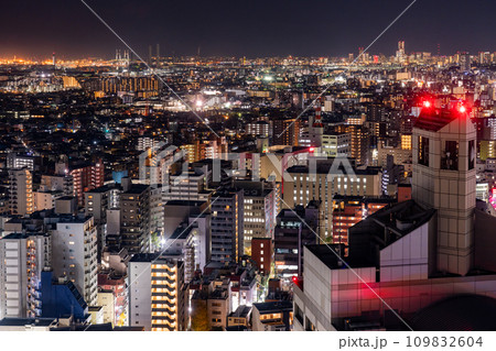 《神奈川県》川崎都市夜景 《神奈川県》川崎都市夜景 109832604