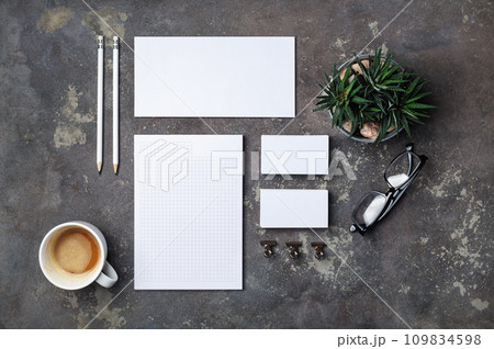 Corporate stationery template 109834598
