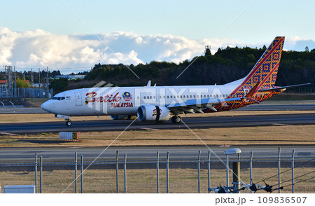 マレーシアBatic航空成田十余三タキシング 109836507