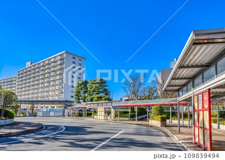 横浜市青葉区の都市風景 市が尾駅 横浜市青葉区の都市風景 市が尾駅 109839494