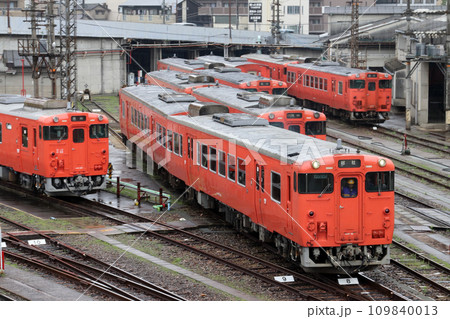後藤総合車両所岡山気動車支所にて（岡山県岡山市北区） 109840013
