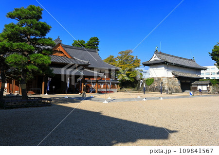 【佐賀県】快晴の佐賀城 本丸御殿と鯱の門 109841567