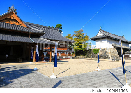【佐賀県】快晴の佐賀城 本丸御殿と鯱の門 【佐賀県】快晴の佐賀城 本丸御殿と鯱の門 109841568