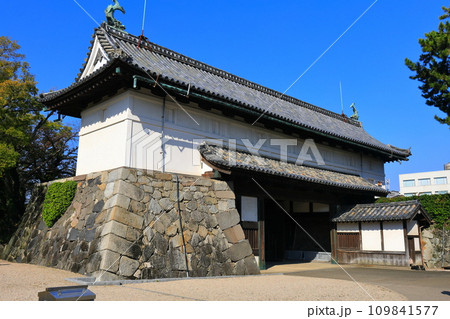 【佐賀県】快晴の佐賀城 鯱の門 【佐賀県】快晴の佐賀城 鯱の門 109841577