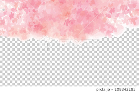手繪櫻花背景插畫素材 手繪櫻花背景插畫素材 109842183