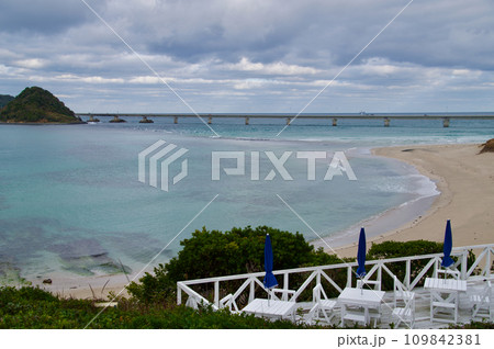 角島大橋 ホテル西長門リゾートからの眺め 山口旅行 角島大橋 ホテル西長門リゾートからの眺め 山口旅行 109842381