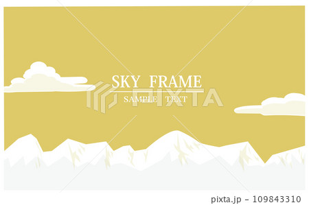 シームレスな山のイラスト 109843310