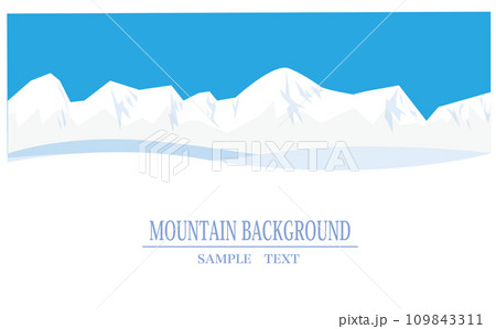 シームレスな山脈のイラスト 109843311