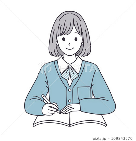 学生のイラスト素材 109843370