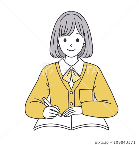 学生のイラスト素材 109843371