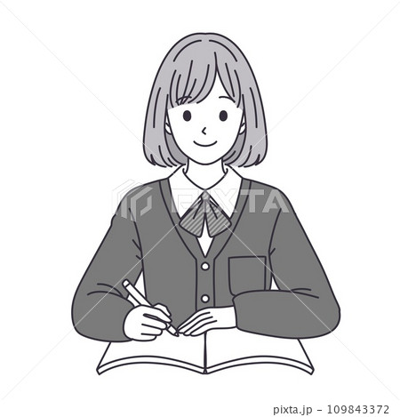学生のイラスト素材 109843372